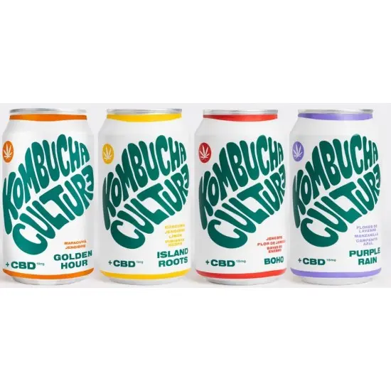 Kombucha with CBD Culture - 6pack Variery Pack - 17000