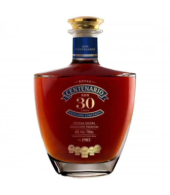 Rum Centenario 30 Years CR 750ml - Ron Centenario 30 Años de CR - 105000 