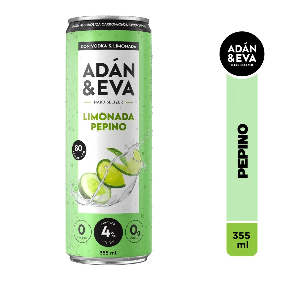 Adan & Eva Piña Limonada Pepino 350ml 6Pack - 10000