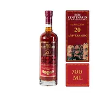 Rum Centenario 20 Years CR  750ml- Ron Centenario 20 years Costa Rican Rum - 37500