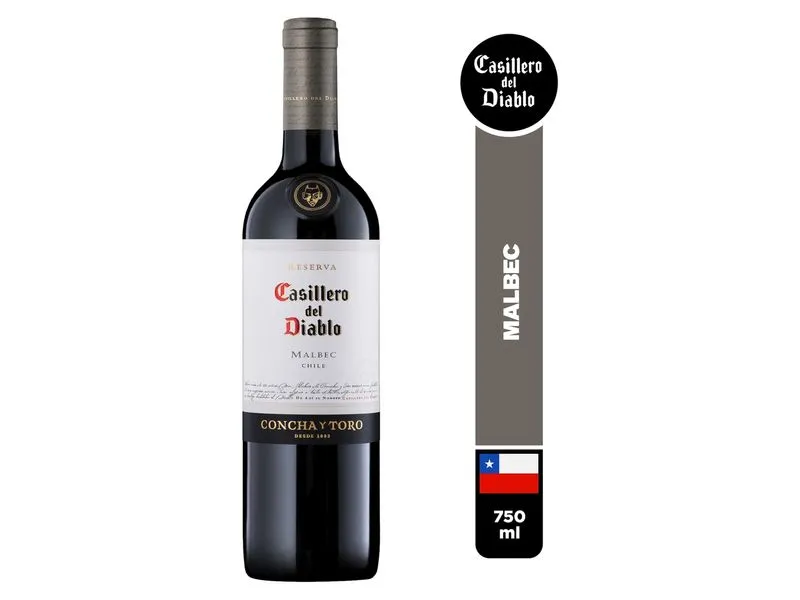 Wine Casillero Del Diablo Malbec 750ml -12500