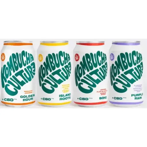 Kombucha with CBD Culture - 6pack Variery Pack - 17000