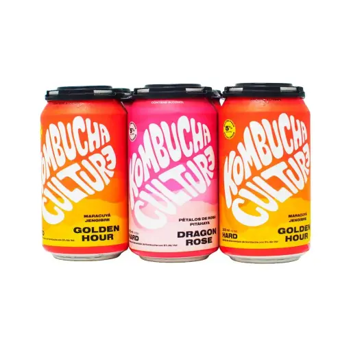 Kombucha Culture - Zero Alcohol - 6pack Variery Pack - 17000