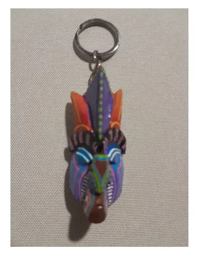 Original Boruca Native Borucadevil Mask Keyholder - CR