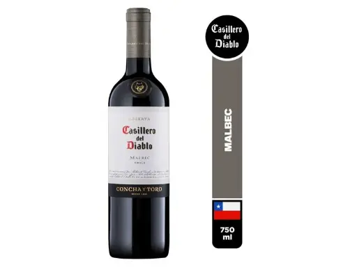 Wine Casillero Del Diablo Malbec 750ml -12500
