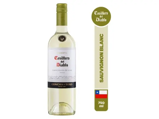 Wine Casillero Del Diablo Sauvignon Blanc 750ml  - 12500