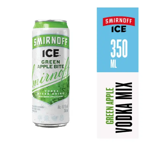 Smirnoff Ice Green Apple 350ml 6Pack - 10000